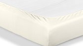 M LINE Jersey Hoeslaken voor Matras - 100% Katoen - 140/160 x 200/210/220 cm - Gebroken wit