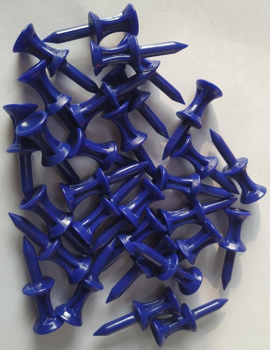 Tee 37 mm - Blue - 30 Stuks — afbeelding 4