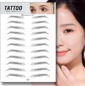 Dermarolling Semi-Permanente Waterproof Wenkbrauw Tattoo Sticker #E12
