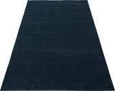 Laagpolig vloerkleed Ata - turquoise - 280x370 cm