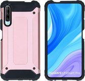 iMoshion Rugged Xtreme Backcover Huawei P Smart Pro / Huawei Y9s hoesje - Rosé Goud