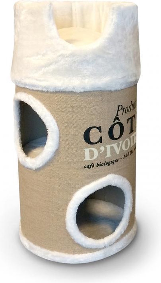 D&D Homecollection cote d ivoire catdome Creme 34x34x72CM - D&D