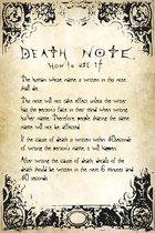 POSTER 65 DEATH NOTE - RULES