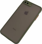 Apple iPhone 7 Plus / 8 Plus - Silicone transparante hard hoesje Daan groen - Geschikt voor