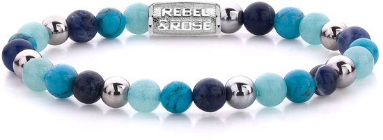 Rebel & Rose More Balls Than Most Blue Summer Vibes II - 6mm RR-60056-S-16,5 cm