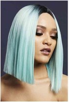 Fever - Kylie Two Toned Blend Peppermint Pruik - Groen