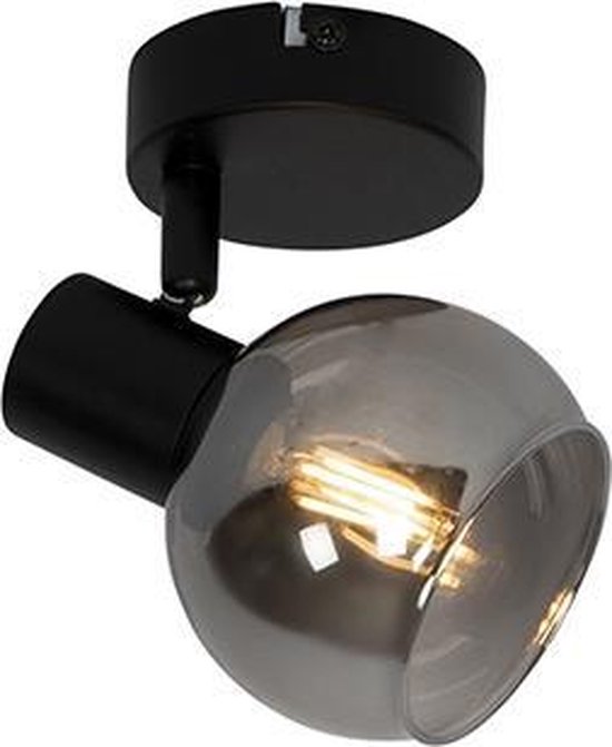 Qazqa vidro - Faretto Art déco - 1 luce - L 10 cm - Verde - Art déco