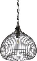 Metalen hanglamp - zwart - Kolony - 45x45x50cm