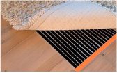 Karpet verwarming / parket verwarming / infrarood folie vloerverwarming elektrisch 80 Watt, 100 cm x 50  cm