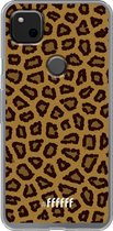 Google Pixel 4a Hoesje Transparant TPU Case - Leopard Print #ffffff