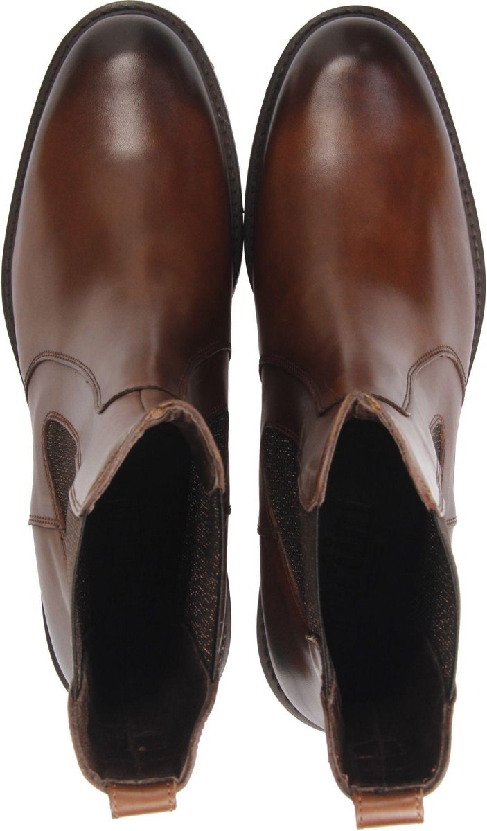 Pertini Vrouwen Enkellaarsjes - 30035 - Cognac - Maat 42 | bol.com