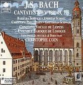 Bach: Cantatas Nos. 49, 115, 180