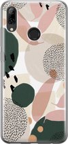 Huawei P Smart 2019 hoesje - Abstract print - Soft Case Telefoonhoesje - Print / Illustratie - Multi