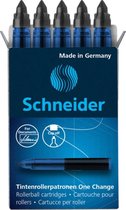 Schneider navulling rollerball - One Change - doosje a 5 stuks - zwart - S-185401