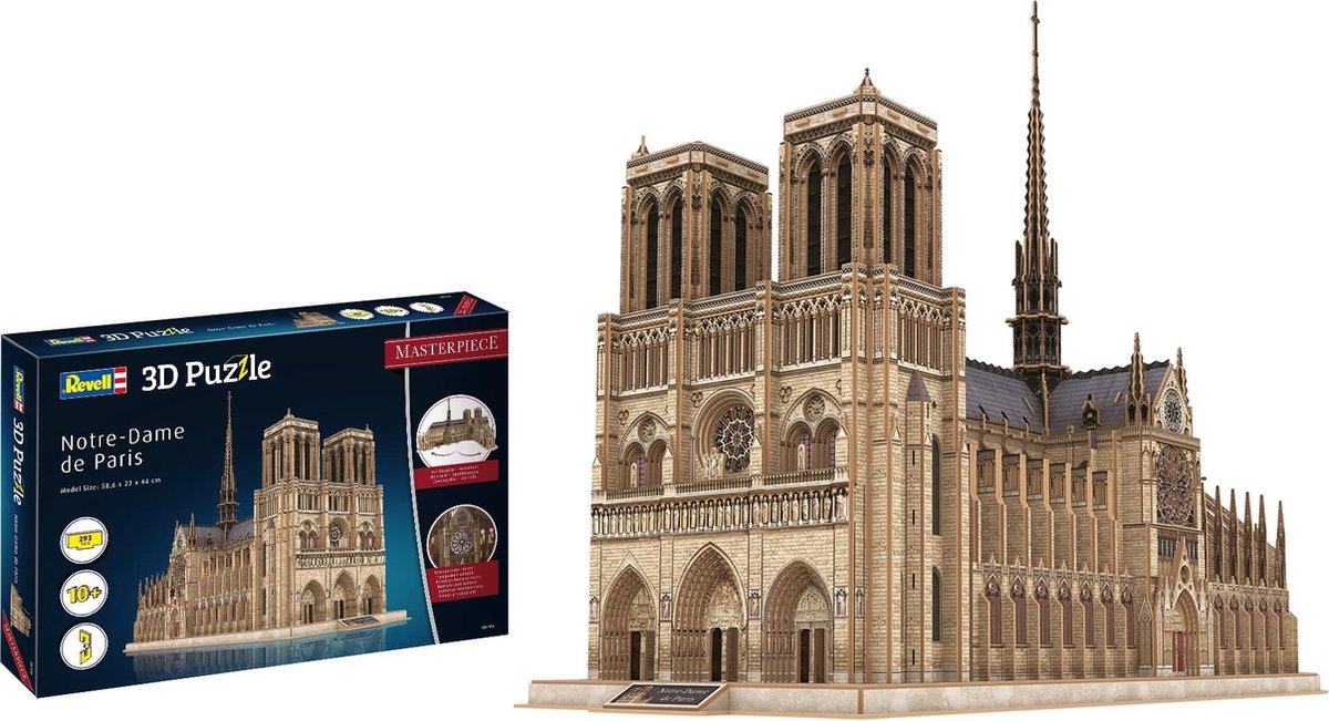 dier Goed doen scheerapparaat Revell 00190 Notre Dame de Paris 3D Puzzel | bol.com