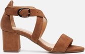 Linea Zeta Sandalen met hak cognac - Maat 40