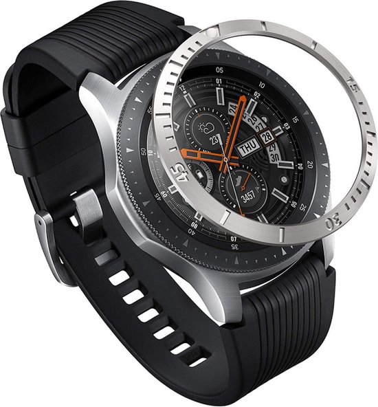 Ringke Bezel Styling Galaxy Watch 46MM Randbeschermer RVS Zilver | bol.com