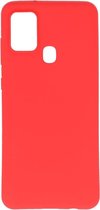 Wicked Narwal | Color TPU Hoesje voor Samsung Samsung Galaxy A21s Rood