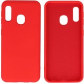 Wicked Narwal | 2.0mm Dikke Fashion Color TPU Hoesje Samsung Samsung Galaxy A20e Rood