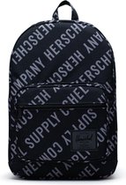 Herschel Pop Quiz - Roll Call Black/Sharkskin | Rugzak met Laptopvak - 22L Opbergruimte - Schoolrugzak - Herschel Print