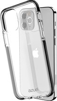 Azuri iPhone 12/12 Pro hoesje - Bumper cover - Zwart