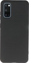 Hoesje Geschikt voor de Samsung Galaxy S20 - Fashion Color Backcover Telefoonhoesje - Zwart
