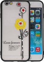 Love Forever Hoesjes voor iPhone 6 / 6s Geel