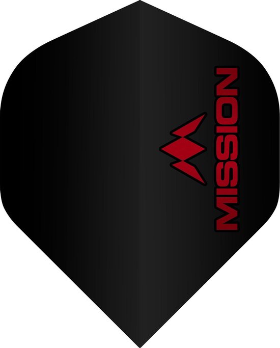 Thumbnail van een extra afbeelding van het spel Mission Logo Std No2 Black & Red - Rood
