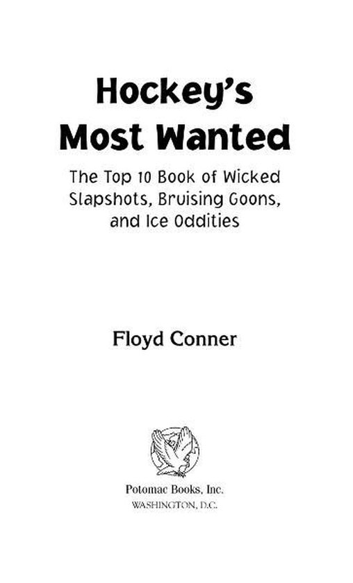 Hockey's Most Wanted™ - cover