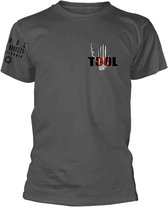 Tool Heren Tshirt -M- Spectre Burst Skeleton Grijs