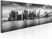 Artgeist New York Stylish City Canvas Schilderij - 150x50cm