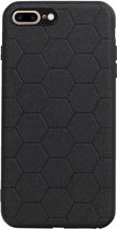 Wicked Narwal | Hexagon Hard Case voor iPhone 8 Plus / iPhone 7/8 Plus Zwart