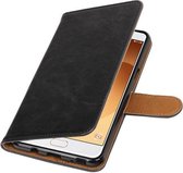 Wicked Narwal | Premium TPU PU Leder bookstyle / book case/ wallet case voor Samsung Galaxy C9 Zwart