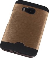 Wicked Narwal | Lichte Aluminium Hardcase voor HTC One M9 Goud