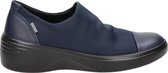 Ecco Soft 7 Wedge instappers blauw - Maat 38