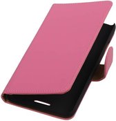 Wicked Narwal | bookstyle / book case/ wallet case Hoes voor HTC Desire 320 Roze