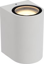 Lucide ZARO - Wandspot Buiten - 1xGU10 - IP44 - Wit