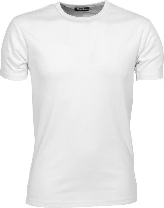 Tee Jays Hereninterlock T-Shirt met korte mouwen (Wit)