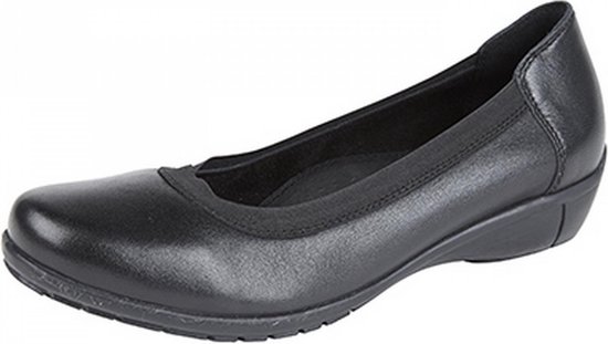 Mod Comfys Dames/dames Elastische Top Band Leren Casual Schoenen (Zwart) |  bol.com