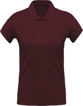 Kariban Dames/dames Organic Pique Polo Shirt (Wijn Heide)