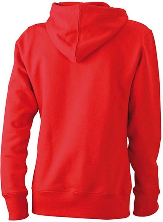 Sweat à capuche femme / femme James and Nicholson (rouge)