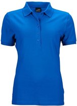 James and Nicholson Ladies / Ladies Elastic Pique Polo Shirt (Royal Blue)