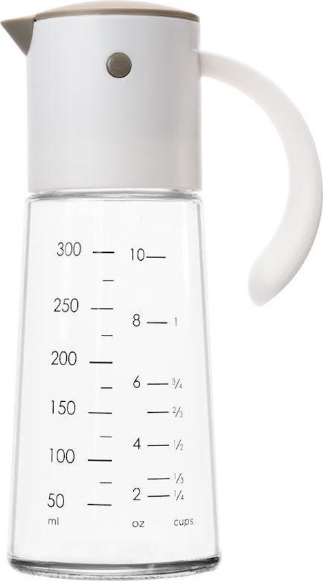 a-r Olijfolie-schenktuit, gemakkelijk te openen, olijfoliedispenser met klapdeksel, schenktuit voor het gieten van alcohol, azijn, siroop of oliën, houdt de olie vers