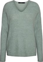 Vero Moda VMCREWLEFILE LS V-NECK BLOUSE NOOS Dames Trui - Maat L