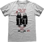 The Shining Heren Tshirt -XL- Come Play With Us Grijs
