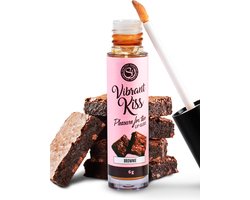 Secret Play Vibrant Kiss - Stimulerend Middel - Lip Gloss - Vibrerend Effect - Brownie Smaak - 6gr