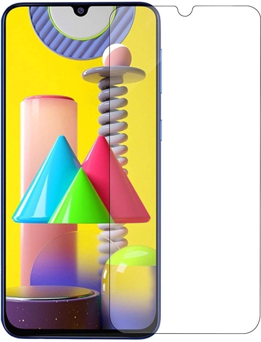 BixB Samsung Galaxy M21 Screenprotector gehard glas - 2 Stuks