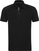 Russell Heren-HD Raglan Jersey Poloshirt (Zwart)