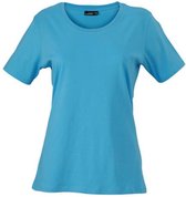 James and Nicholson Dames/dames Basic T-Shirt (Hemelsblauw)