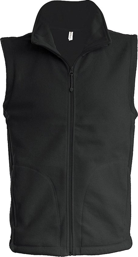 Kariban Heren Luca Fleece Gilet Jacket (Donkergrijs) bol